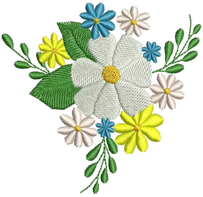 Flower Design Embroidery Part (28)