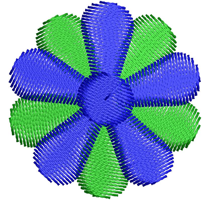 Round Flower Patch Design, Applick Free Patch Design, Free Embrodiery ...