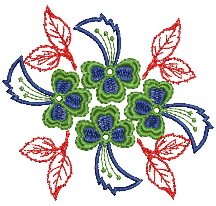 Free Flower Design , Sleeve Design, Patch Design251