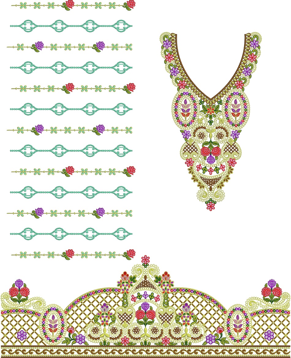 latest indian embroidery dress design (9)