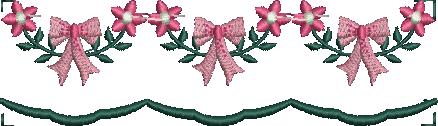 Border, Bottom Panal Design for Home Embroidery Design (369)