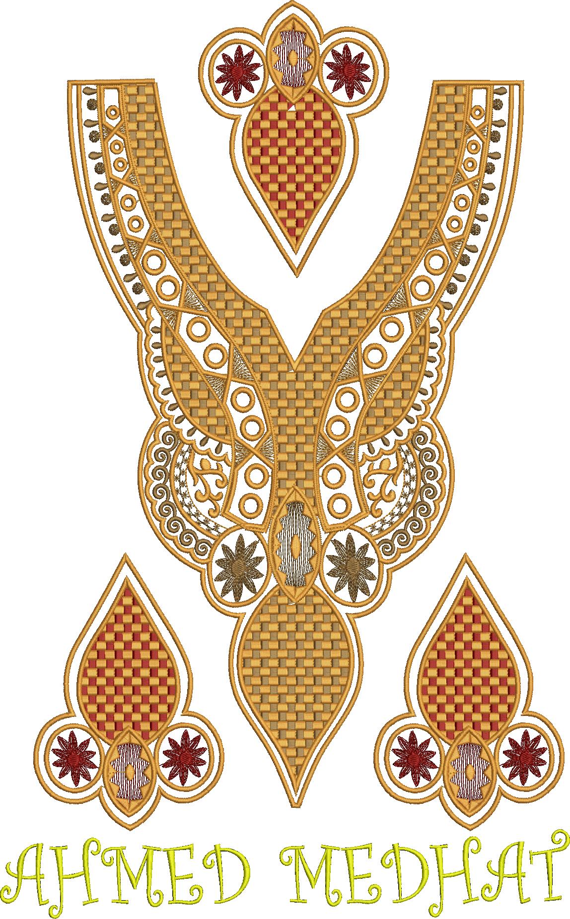 Islamic Women Arabic Embroidery Design (39)